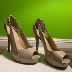 GUESS NUDE Heels 8.5